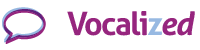 Vocalized logo